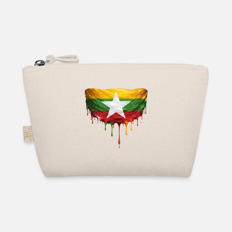 Art de chute du drapeau du Myanmar Trousse biologique