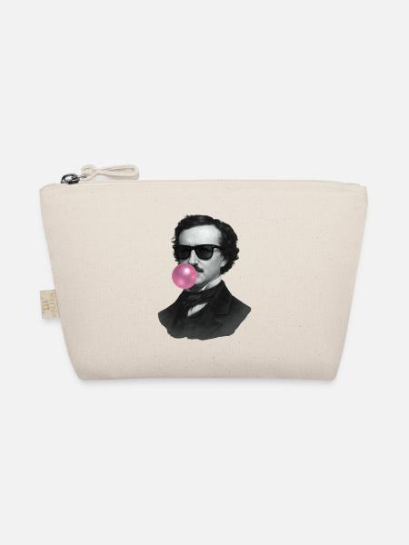 Edgar Allan Poe avec du chewing-gum et des lunettes de soleil - Trousse biologique - nature - Devant