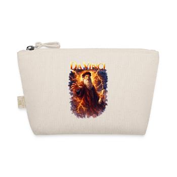 Leonardo Da Vinci Portrait - Organic Pouch - nature - Front