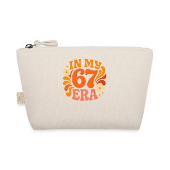 In My 67 Era Italian Brainrot Humor Birthday - Organic Pouch - nature - Front