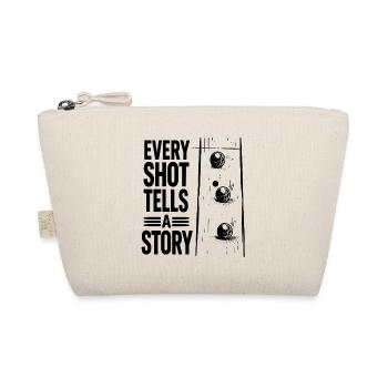 Every Shot Tells A Story Boule Petanque Sport - Organic Pouch - nature - Front