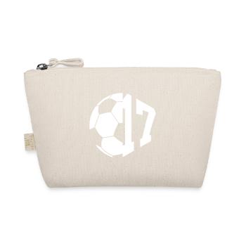 NO. 17 FOOTBALLER NUMBER 17 FOOTBALL 17TH BIRTHDAY - Organic Pouch - nature - Front