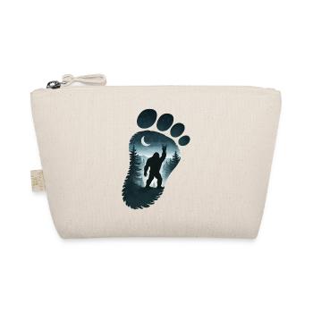 Bigfoot Rock On Sign Sasquatch Yeti Moon - Organic Pouch - nature - Front