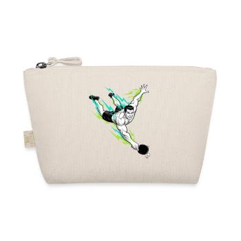 Tischtennis Platte Ping Pong Ball Sport Schmettern - Bio-Täschchen - Natur - Vorne