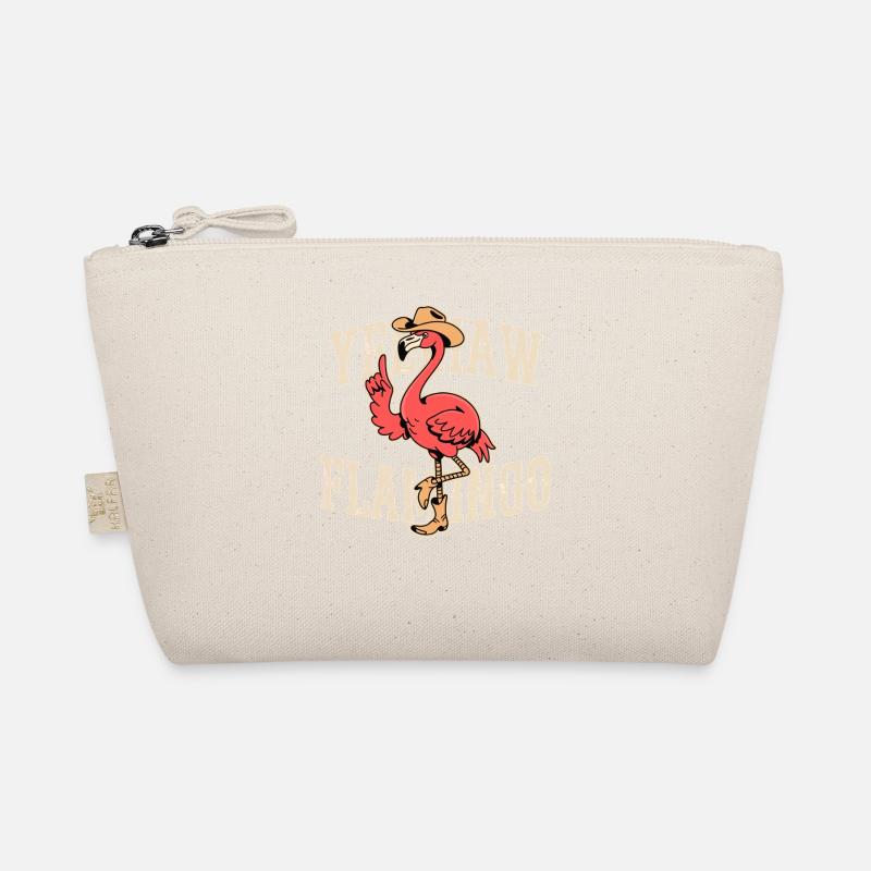 Westliches Flamingo-Rodeo Bio-Täschchen
