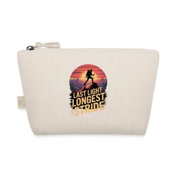 Last Light Longest Stride Hiking Sunset - Organic Pouch - nature - Front