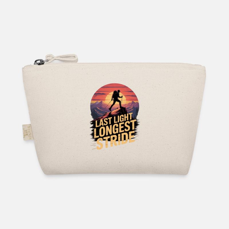 Last Light Longest Stride Hiking Sunset Organic Pouch