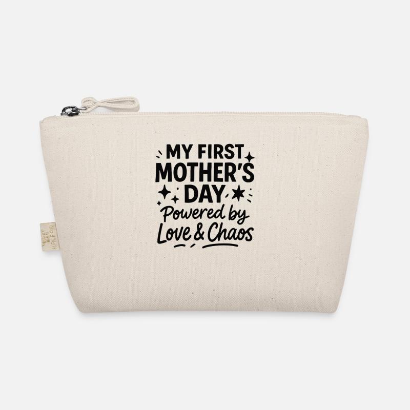 Erster Muttertag Humor Mama Geschenkidee Familie Bio-Täschchen