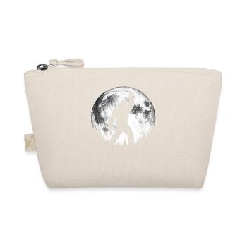 Bigfoot Rock On Sign Sasquatch Yeti Rock And Roll - Organic Pouch - nature - Front