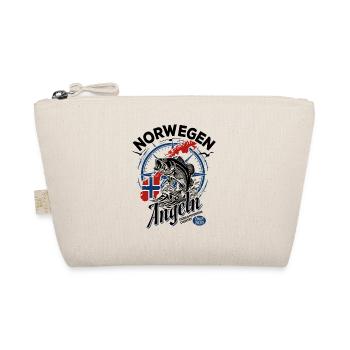 Norwegen Angeln Tour 2026 - Angler Geschenk - Bio-Täschchen - Natur - Vorne