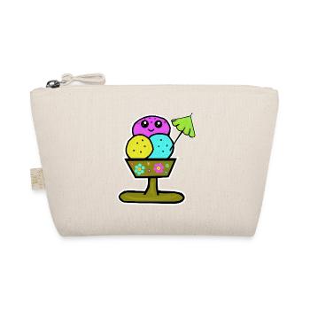 Bunter Eisbecher Eiscreme Eiskreme Eis - Organic Pouch - nature - Front