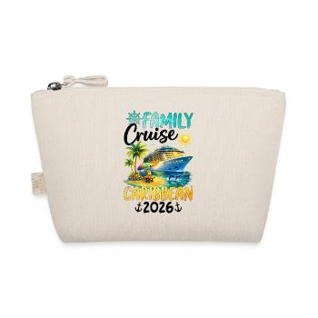 Family Cruise Caribbean 2026 - Organic Pouch - nature - Front