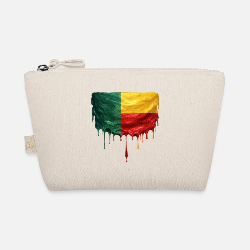 Drapeau du Bénin en forme de goutte d’eau Trousse biologique