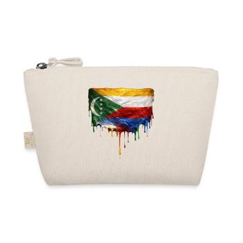 Comoros Flag: Flowing Colors - Organic Pouch - nature - Front