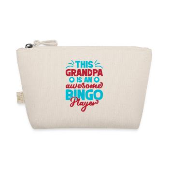 Bingo Game This Grandpa Is An Awesome Bingo - Organic Pouch - nature - Front
