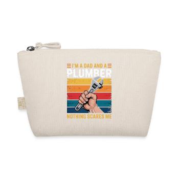 Father plumber: Don't be afraid - Organic Pouch - nature - Front