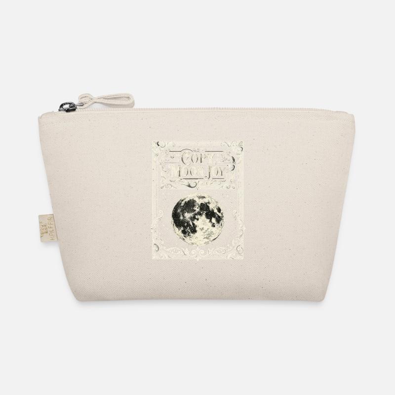 Moon joy in a vintage setting Organic Pouch