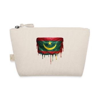 Mauritania Flag in Drop Art - Organic Pouch - nature - Front