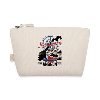 Norwegen Angeln Tour 2026 - Angler Geschenk - Bio-Täschchen - Natur - Vorne