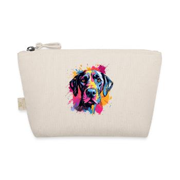 Art éclaboussuré de chien dogue allemand coloré - Trousse biologique - nature - Devant