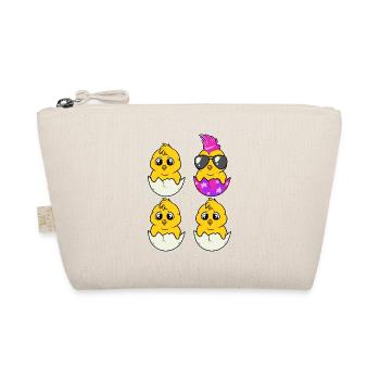 Cool Punk Chick Be Different Funny Easter Motif - Organic Pouch - nature - Front