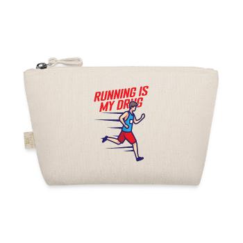 La course EST mon cadeau de marathon drogué - Trousse biologique - nature - Devant