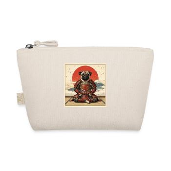 Dessin artistique japonais du Guerrier Samouraï Carlin - Trousse biologique - nature - Devant