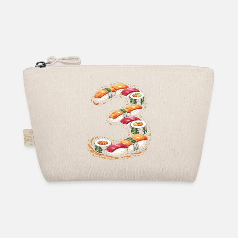 Sushi Spiral Pattern Organic Pouch