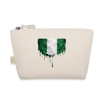 Drapeau nigérian dans une peinture colorée - Trousse biologique - nature - Devant