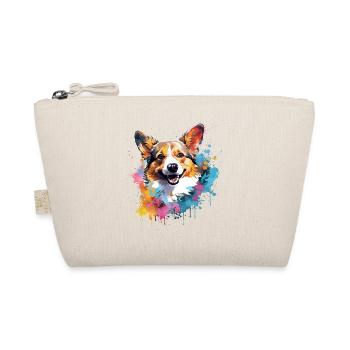 Art éclaboussé de chien corgi gallois de Pembroke coloré - Trousse biologique - nature - Devant