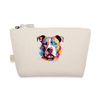 Pitbull coloré avec des éclaboussures de chien - Trousse biologique - nature - Devant
