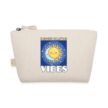 Litha Pagan Summer Solstice Midsummer Midsommar - Organic Pouch - nature - Front