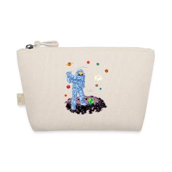 Astronaut Space Golf Shirt - Organic Pouch - nature - Front