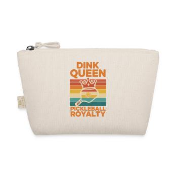 Pickleball Dink Queen Royalty Lustiger Spieler Liebe - Bio-Täschchen - Natur - Vorne
