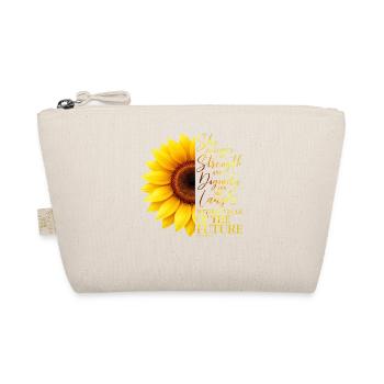 Christliche Sonnenblume Positivität Gott Religion - Bio-Täschchen - Natur - Vorne