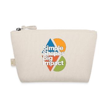 Logo Designer Simple Shapes Big Creative Designer - Organic Pouch - nature - Front