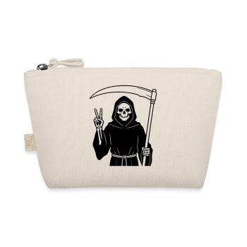 Grim Reaper Gives a Peace Signal - Organic Pouch - nature - Front