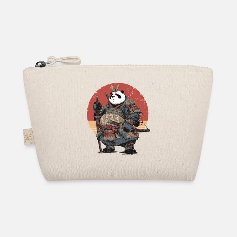 Panda-Samurai in robuster Rüstung Bio-Täschchen
