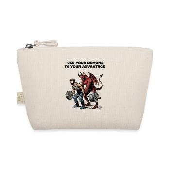 Use your demon gym motivation - Organic Pouch - nature - Front