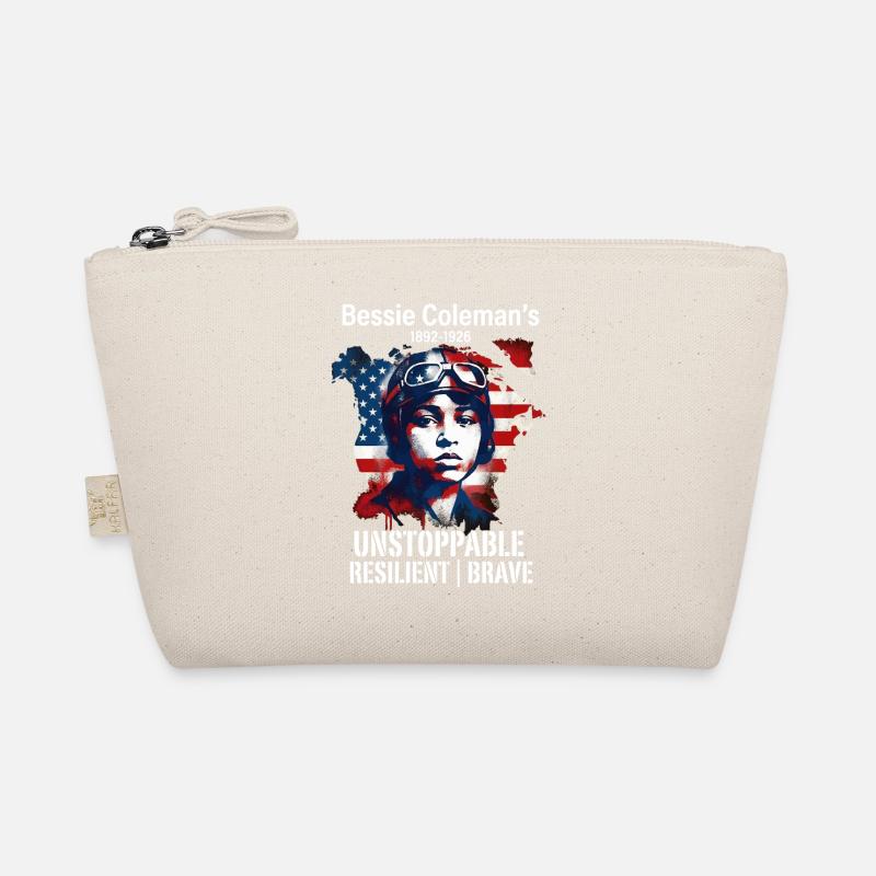 Bessie Coleman Courageous aviation pioneer Organic Pouch