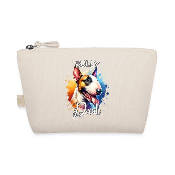 Bull Terrier Dad - Organic Pouch - nature - Front