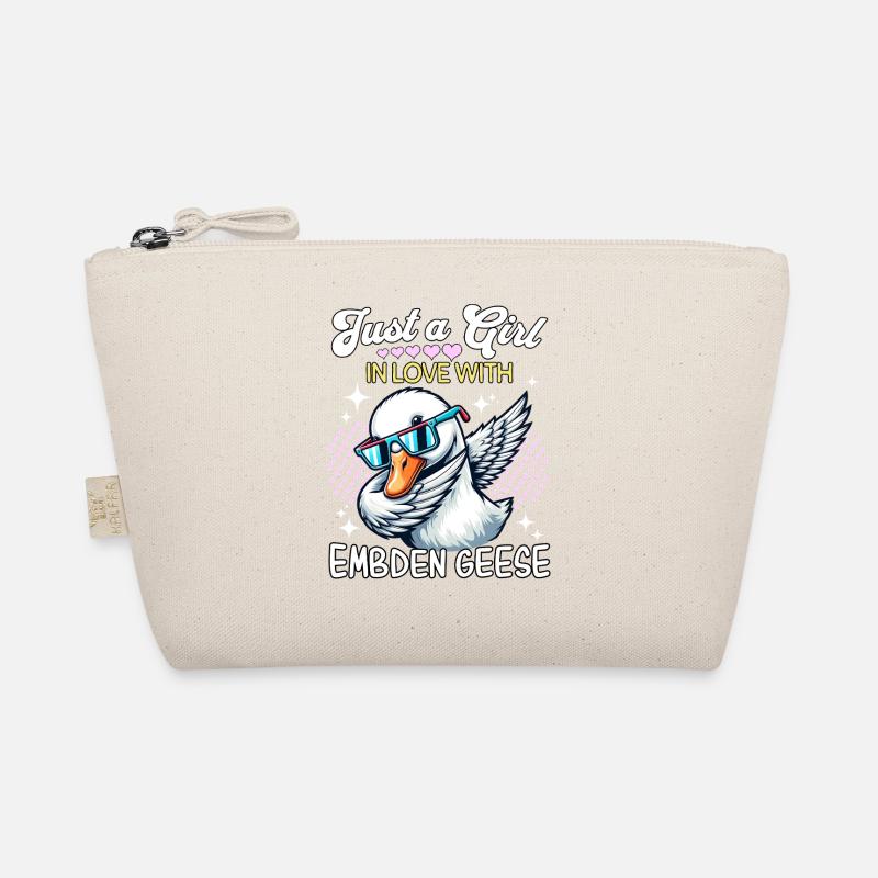 Emdengans Mädchen Embden Goose Bio-Täschchen