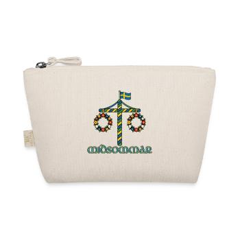 Litha Pagan Summer Solstice Midsummer Midsommar - Organic Pouch - nature - Front