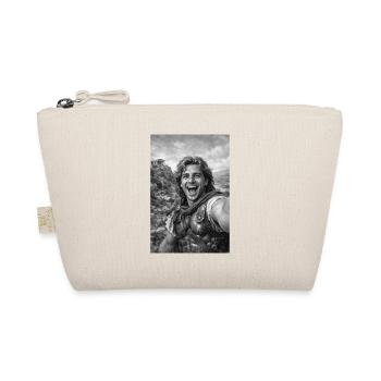 Alexander the Great Portrait Selfie - Organic Pouch - nature - Front