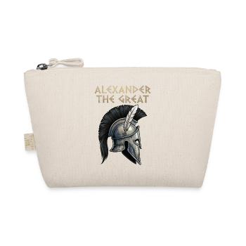Alexander the Great Warrior Helmet - Organic Pouch - nature - Front