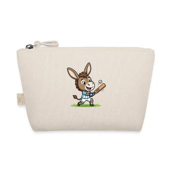 Donk Cricket Lustiger Esel Cricket Fan - Bio-Täschchen - Natur - Vorne
