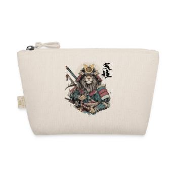 Lion Samurai Armor Warrior - Organic Pouch - nature - Front