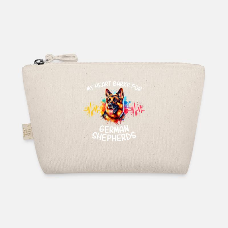 German Shepherd Heartline Organic Pouch