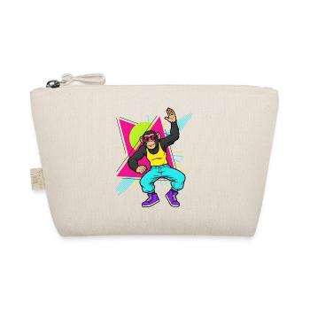 Heavy Metal Rocker Chimpanzee Monkey Rock Music - Organic Pouch - nature - Front