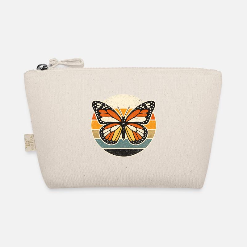 Coucher de soleil rétro papillon Trousse biologique